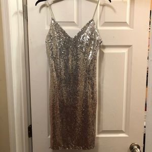 Silver Party Dress